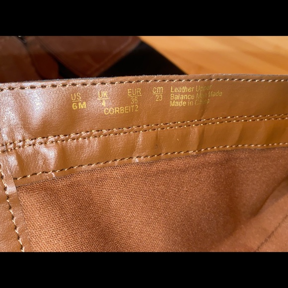 Franco Sarto Leather Corbeit 2 Black/Brown Knee High Riding Boots size 6M - Picture 12 of 16